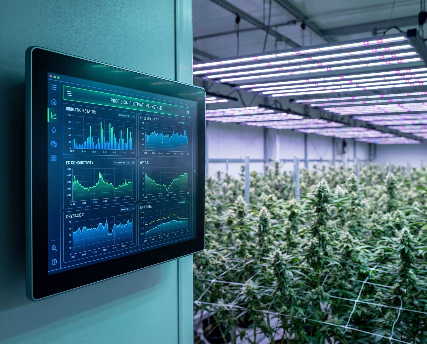 Crop steering monitoring dashboard